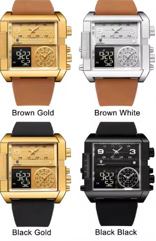 ⭐️⭐️⭐️⭐️⭐️ Montre Homme de Luxe POEDAGAR – Chronographe Lumineux, Étanche 3 ATM, Acier Inox & Quartz